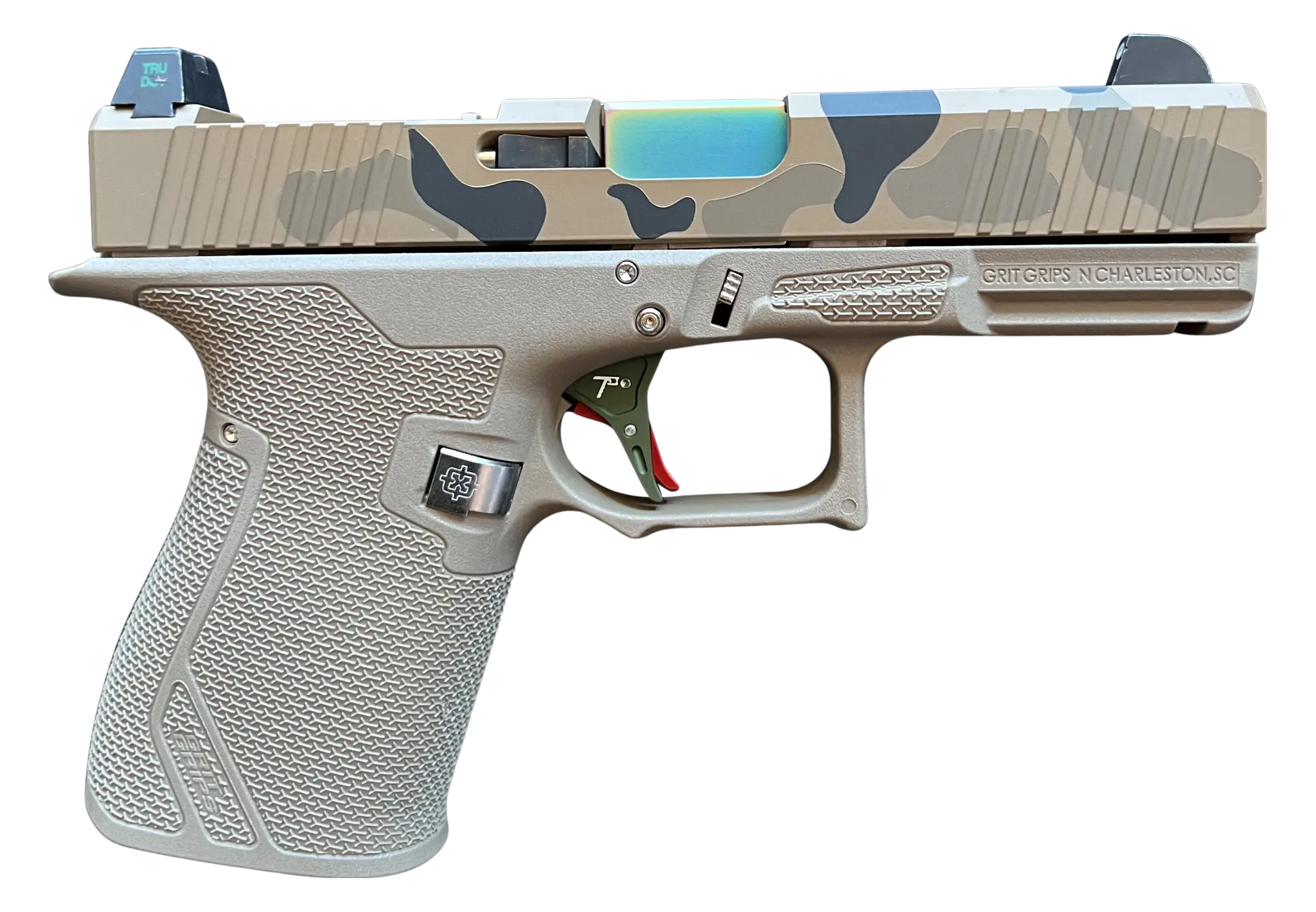 9mm Pistol, 19X Black Ape Camo Custom Handgun Built by Precise Arms Available all over the USA