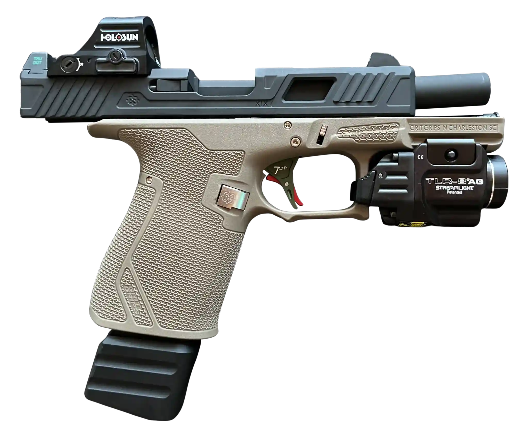 Precise Arms PA19x9mm Black and Tan Custom built by Precise Arms