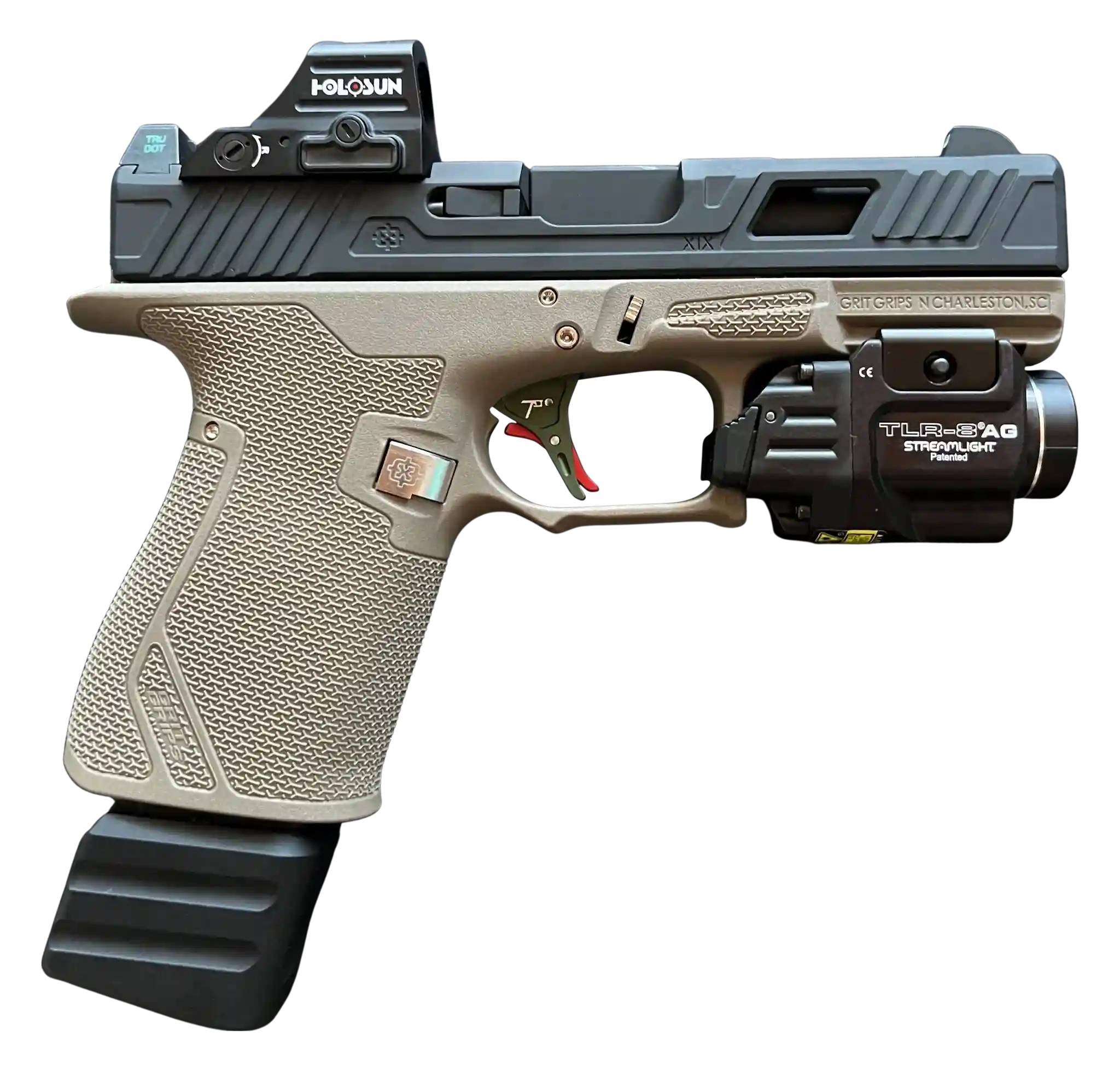 Precise Arms PA19x9mm Black and Tan Custom built by Precise Arms